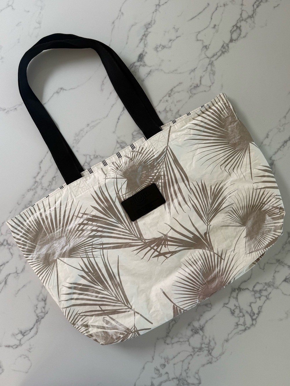 Aloha Collection Holo Holo Tote - Day Palms Rose Gold